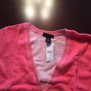 Lane Bryant Plalted Cardigan/ camellia rose